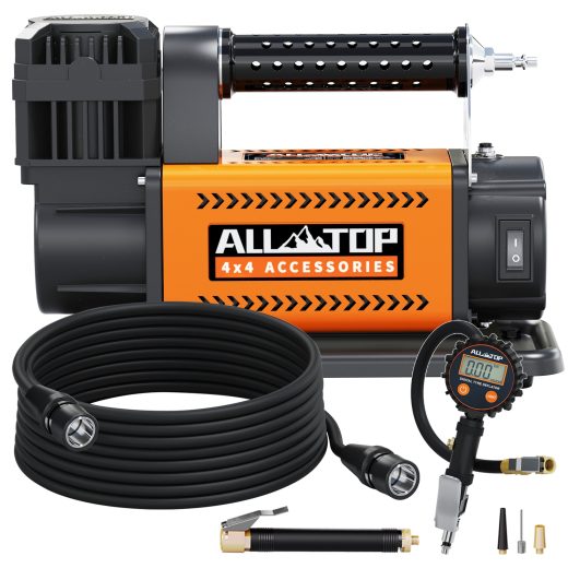 空气压缩机套件带数字压力表 - 150PSI - 7.06 立方英尺/分钟 - 12V DC